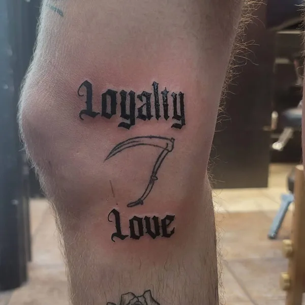 loyalty over love tattoo 10