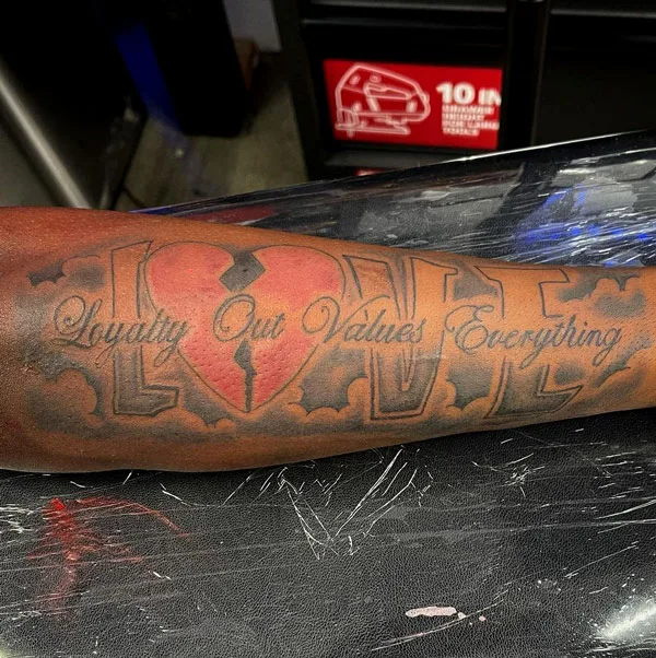 loyalty over love tattoo 20