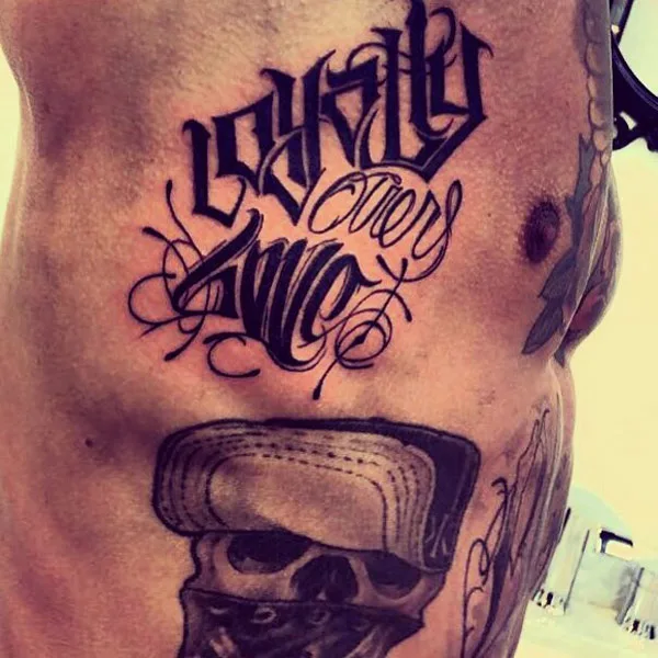 loyalty over love tattoo 27