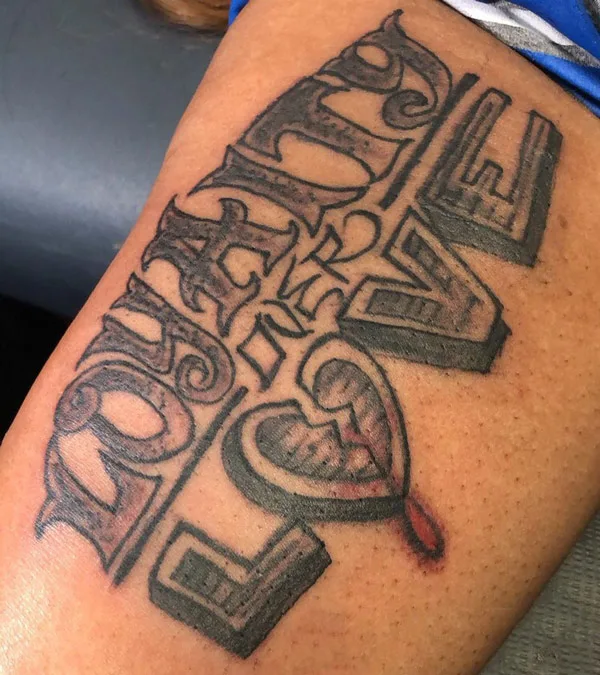 loyalty over love tattoo 28