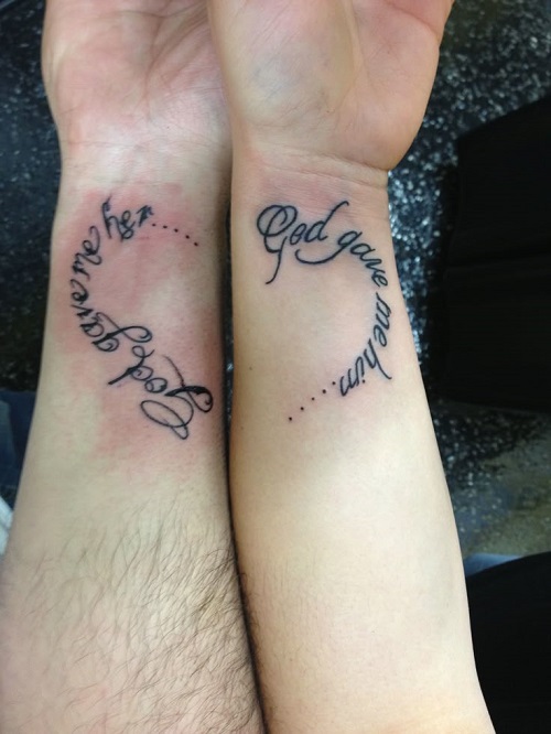 New Matching Couple Tattoos 1