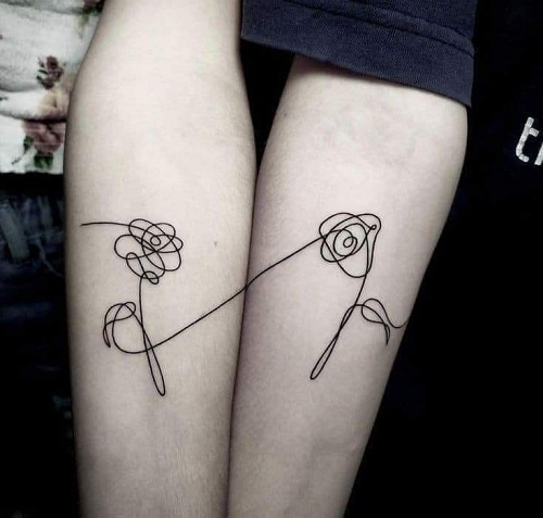 Trending Matching Couple Tattoos 1
