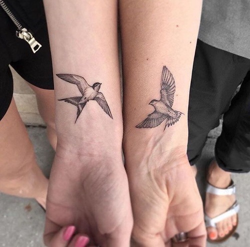 Matching Couple Tattoos 2