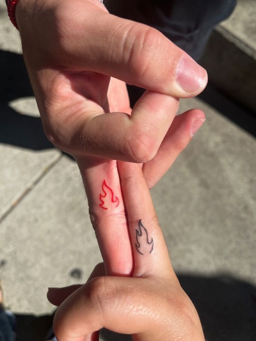 Matching Couple Tattoos 3