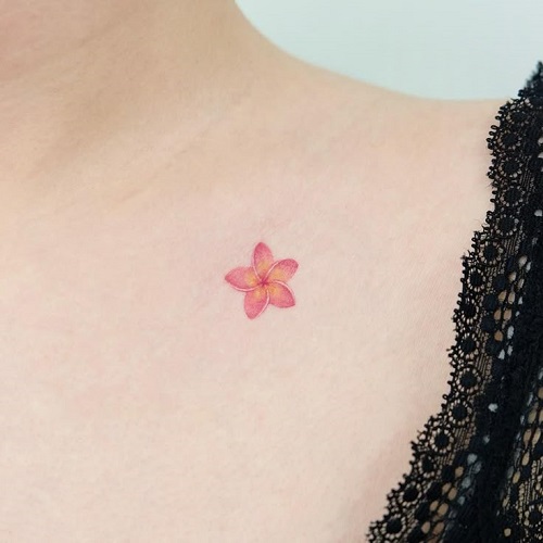 Latest Tiny Flower Tattoos 6