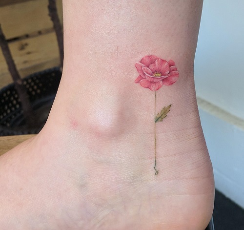 Tiny Flower Tattoos 1