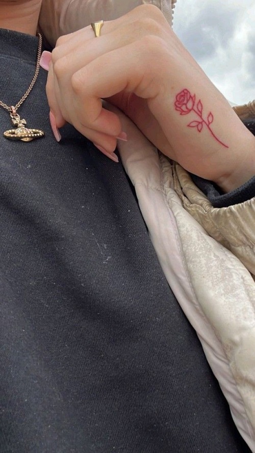 New Tiny Flower Tattoos 1