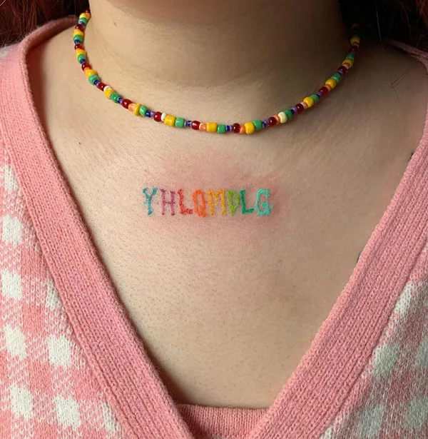 yhlqmdlg rainbow tattoo