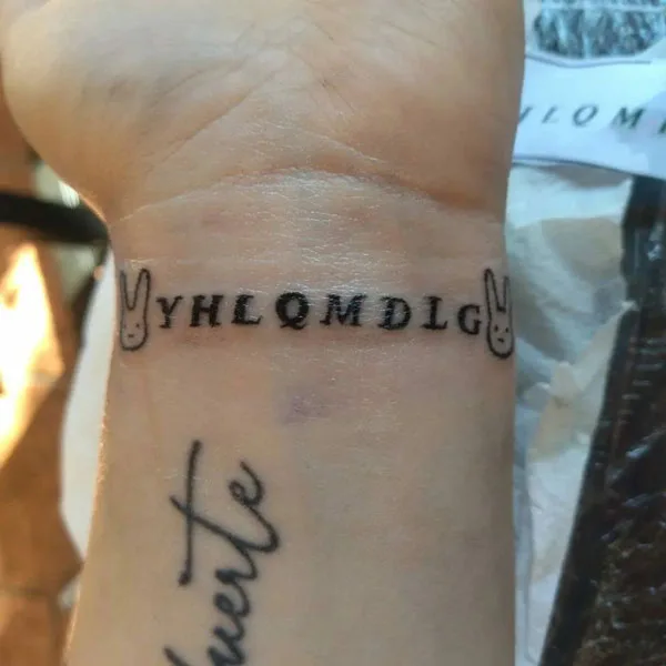 yhlqmdlg wrist tattoo